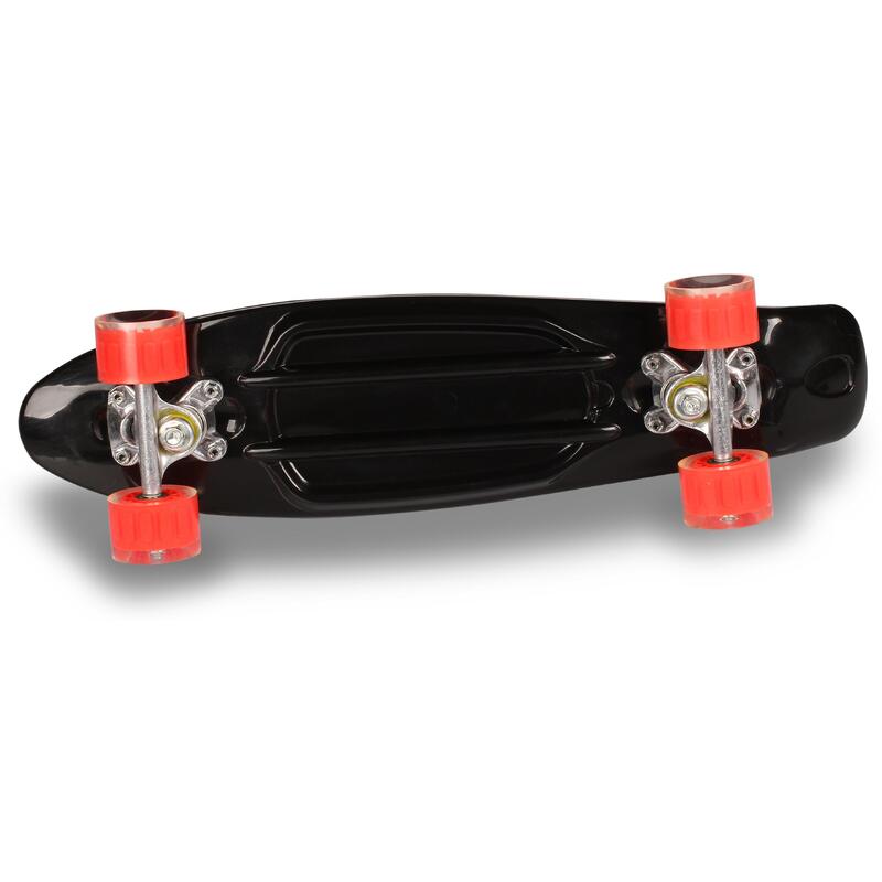 Skateboard de PU (Cruiser)Infantil INDIGO 56,5 * 15 cm Negro