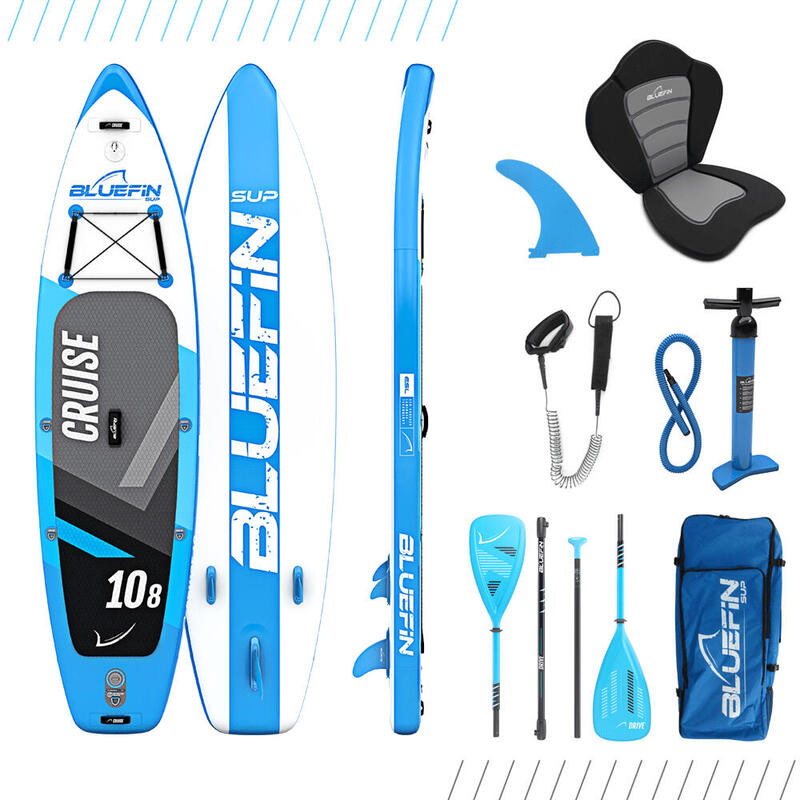 Pack Stand Up Paddle Gonflable Cruise 10'8 Bluefin