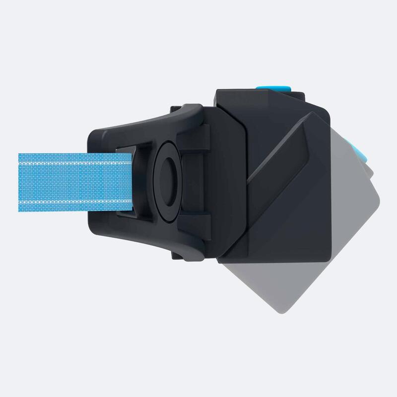 Lanterna de cabeça recarregável Neo1R de 250 lúmenes corrida Azul LEDLENSER