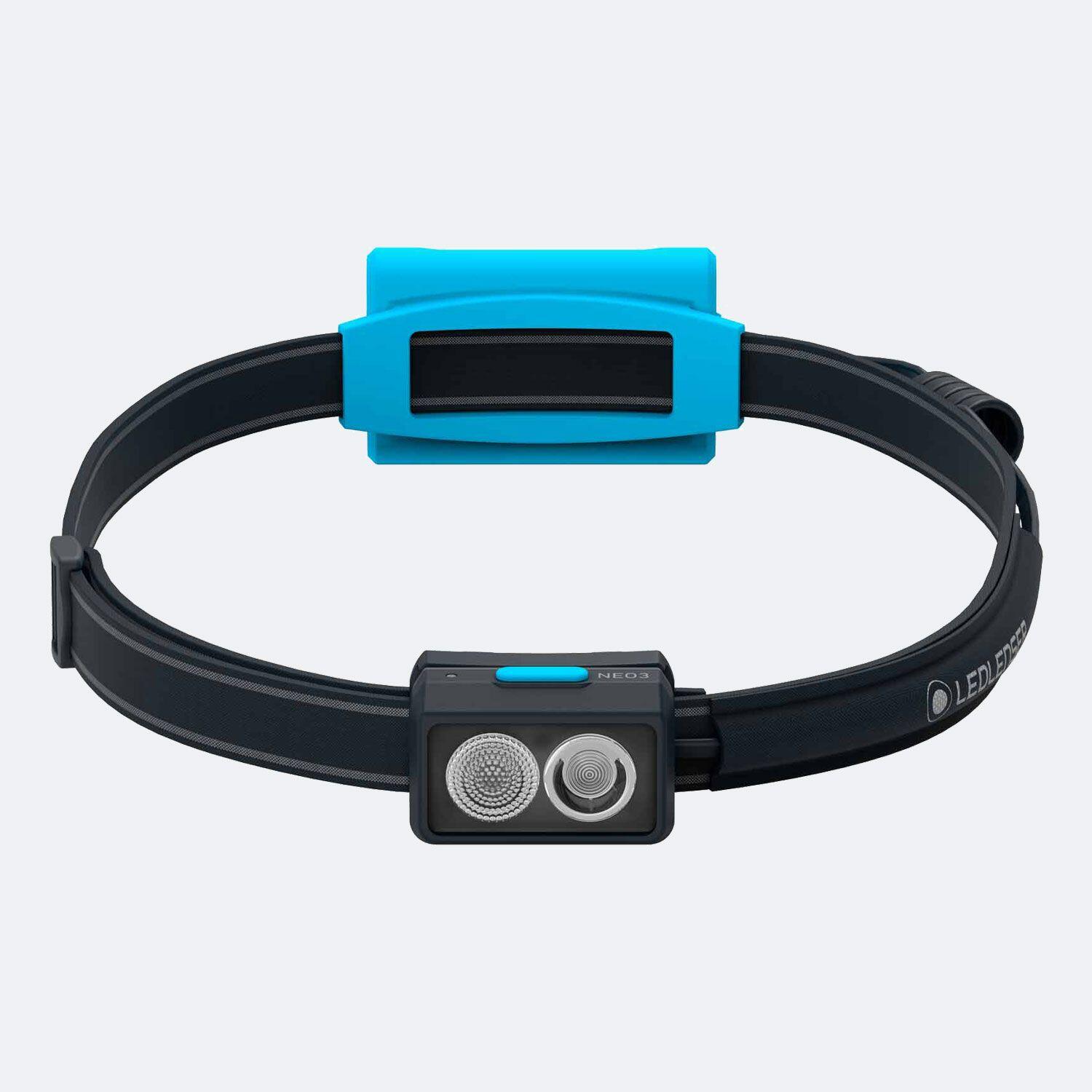 Ledlenser NEO3 Running Head Torch (Blue / Black) 2/6