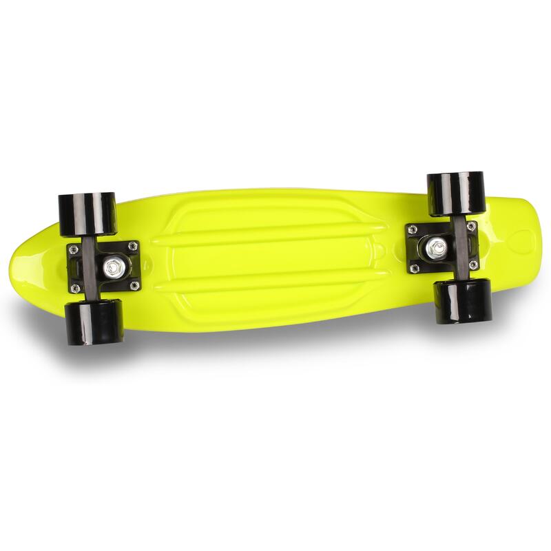 Skateboard de PVC (Cruiser) Infantil INDIGO 56,5 * 15 cm Verde Claro