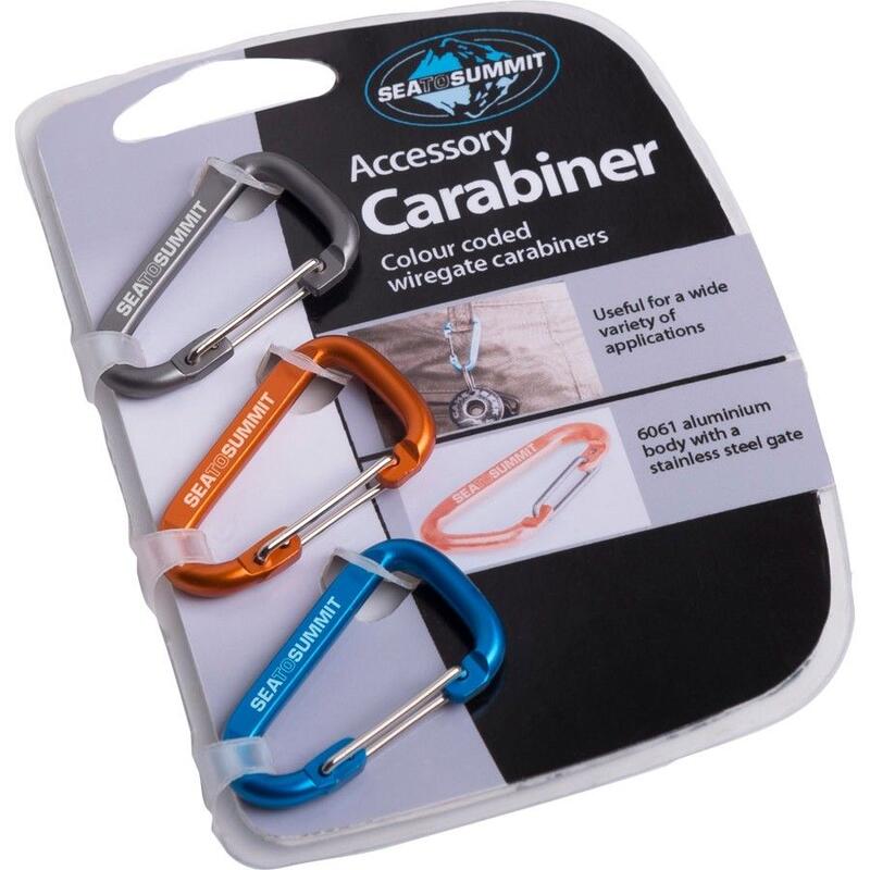 Zestaw 3 karabinków turystycznych  Sea To Summit Accessory Carabiner