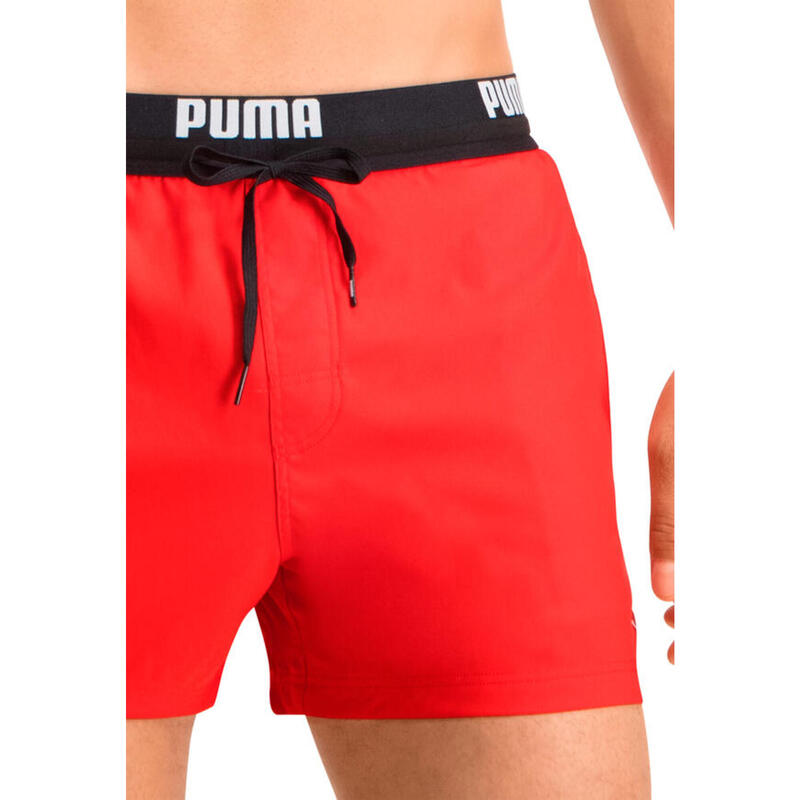 Puma Zwembroek Mannen Logo Short Red