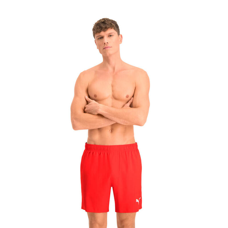 Puma Zwembroek Mannen Mid Shorts Red