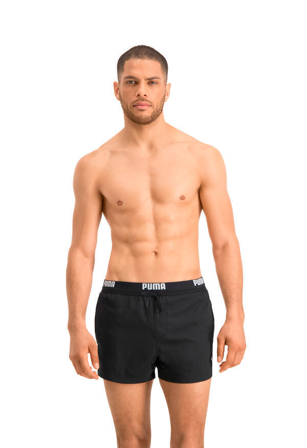 Short de Bain Homme - Noir - Logo Short