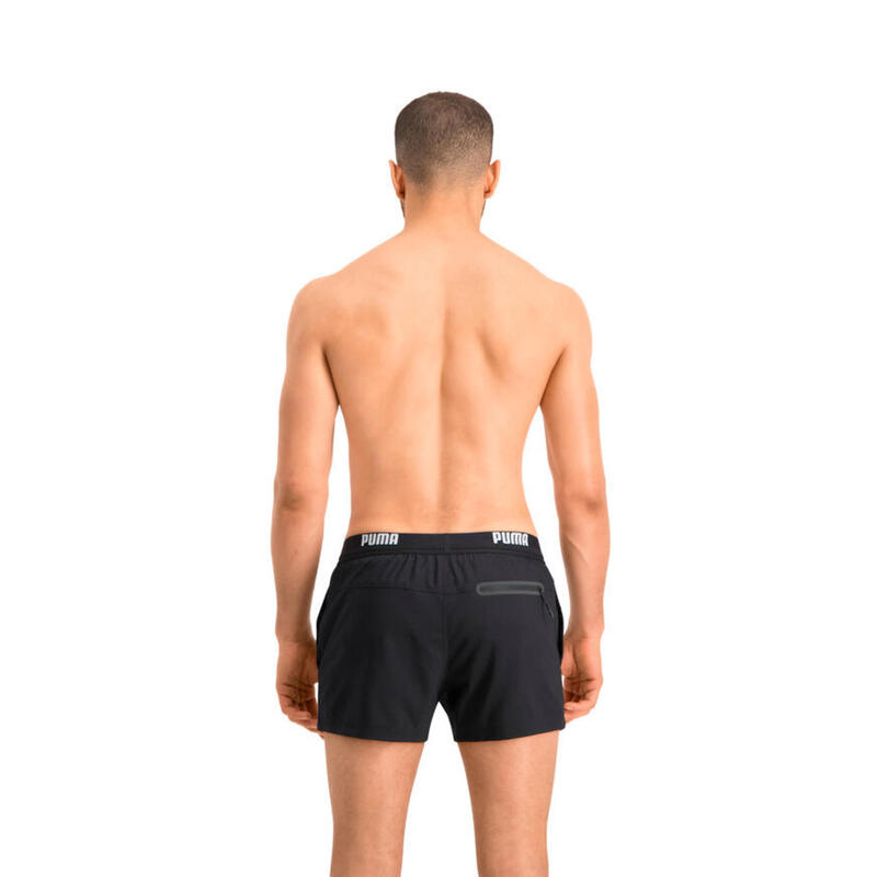 Short de Bain Homme - Noir - Logo Short