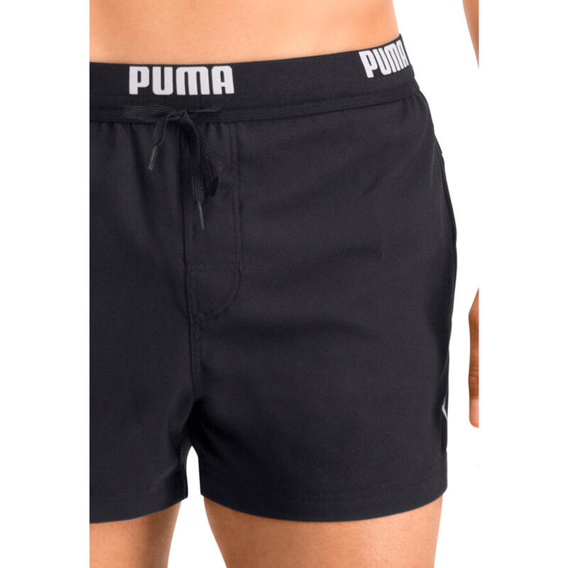 Puma Zwembroek Mannen Logo Short Zwart
