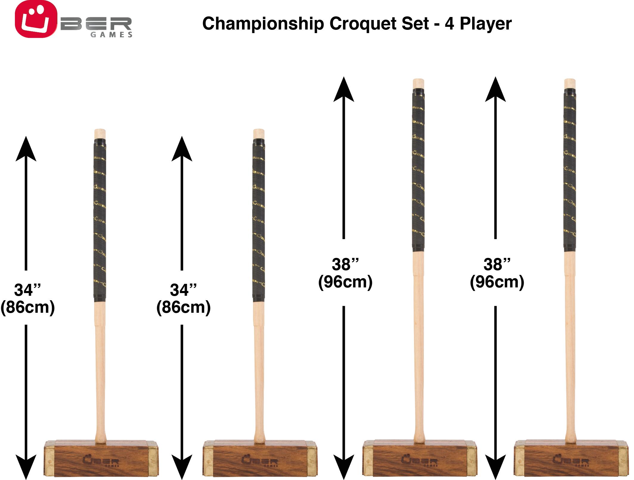 Championship Croquet Set 4 Player 2/5