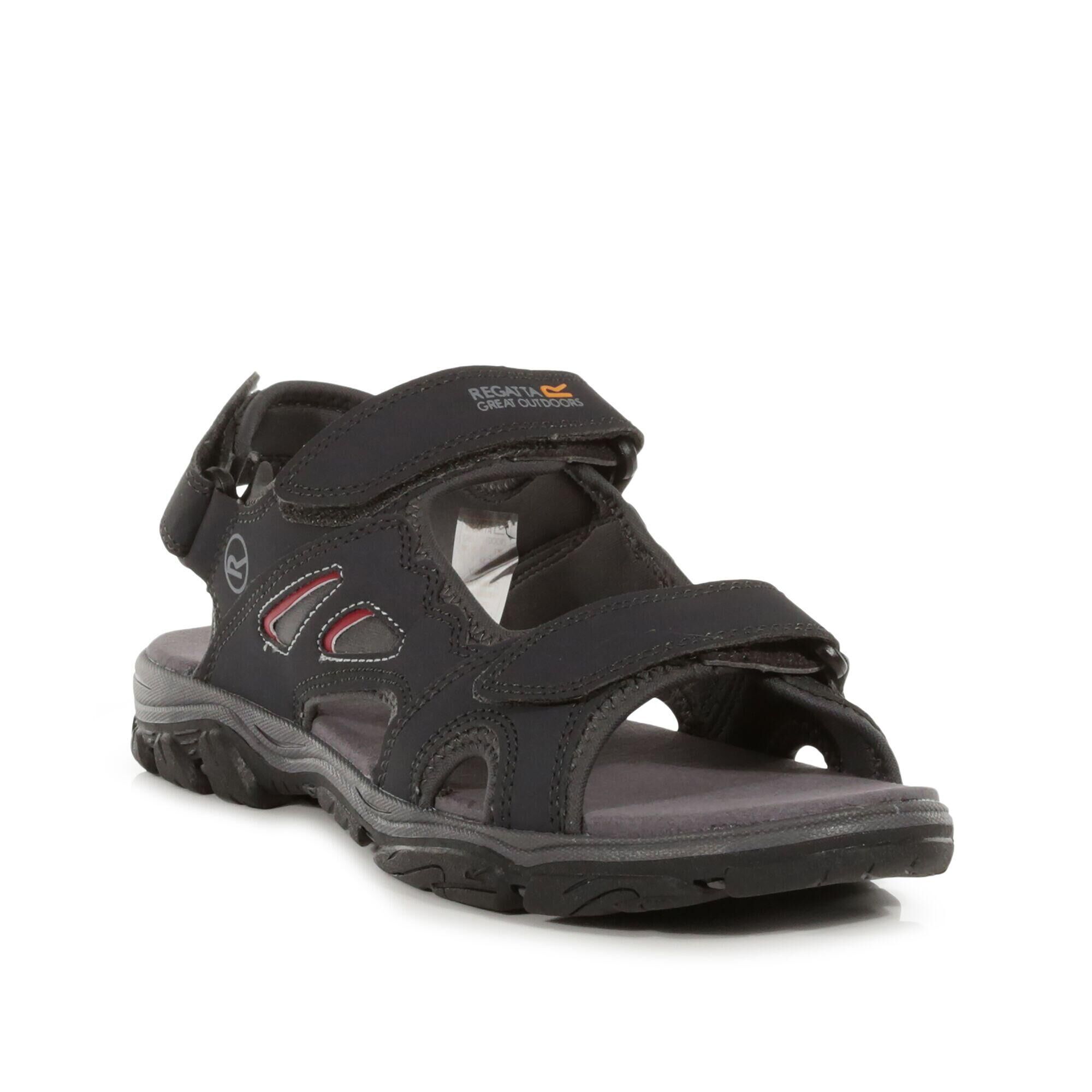 REGATTA Holcombe Vent Men's Walking Sandals - Ash Rio Red