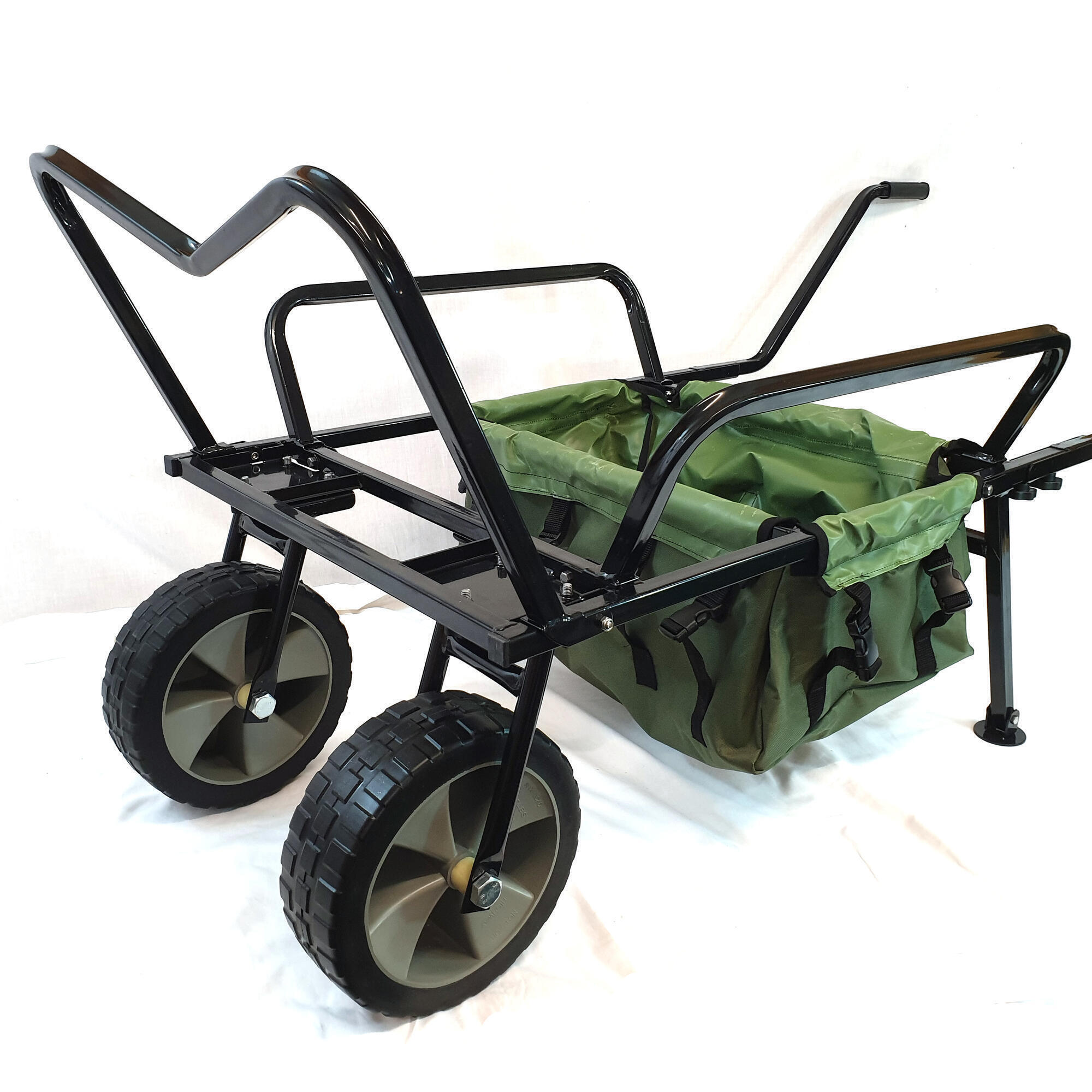 BISON Two wheel fishing camping barrow