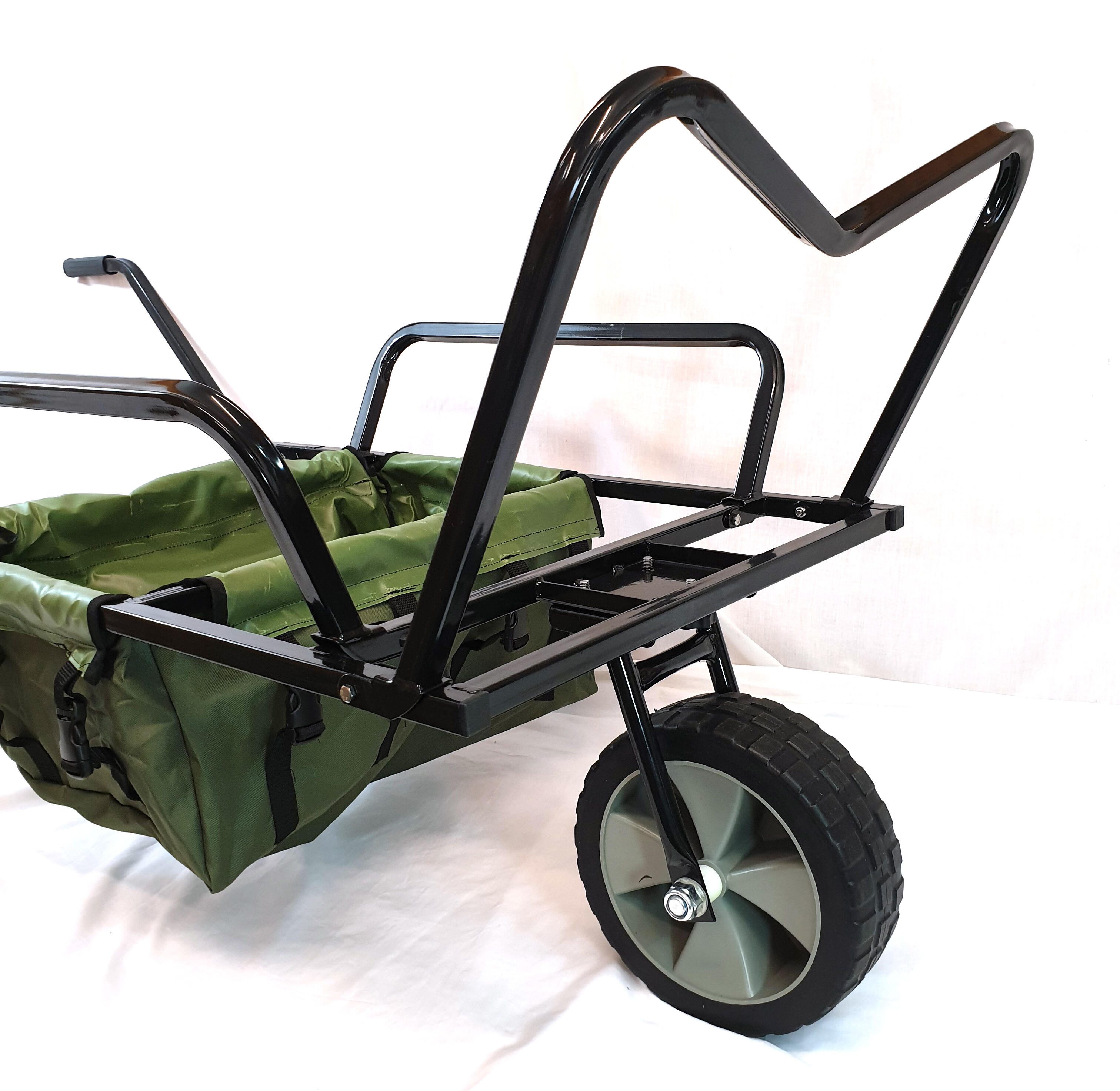 One wheel fishing camping barrow BISON Decathlon