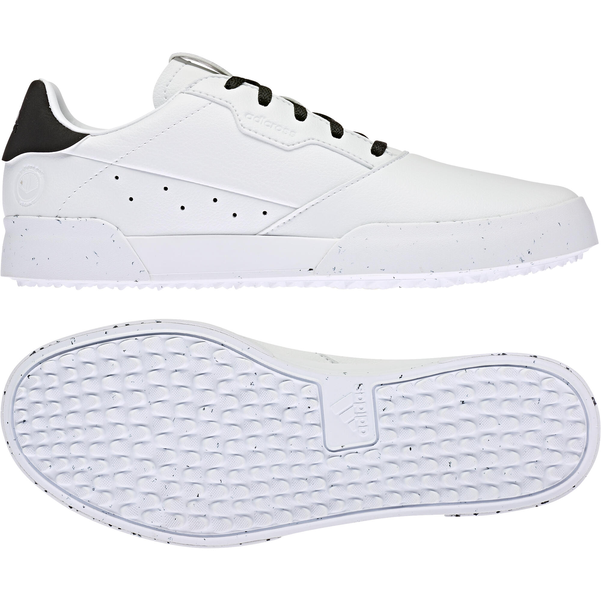 adidas Women's Adicross Retro Spikeless Golf Shoes - White 3/5