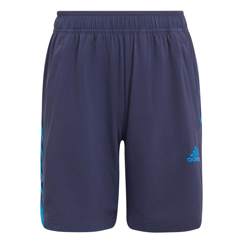 Pantalones cortos para niños adidas Aeroready Primegreen 3-Stripes Woven