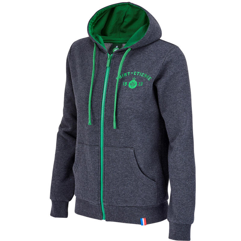 Sweat veste femme ASSE - Collection officielle As Saint Etienne