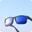 OVO™ Polarized Sunglasses (Frame in Grey) - Deep Sea Blue/Grey