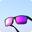 OVO™ Sunglasses (Frame in Black) - Purple/Black