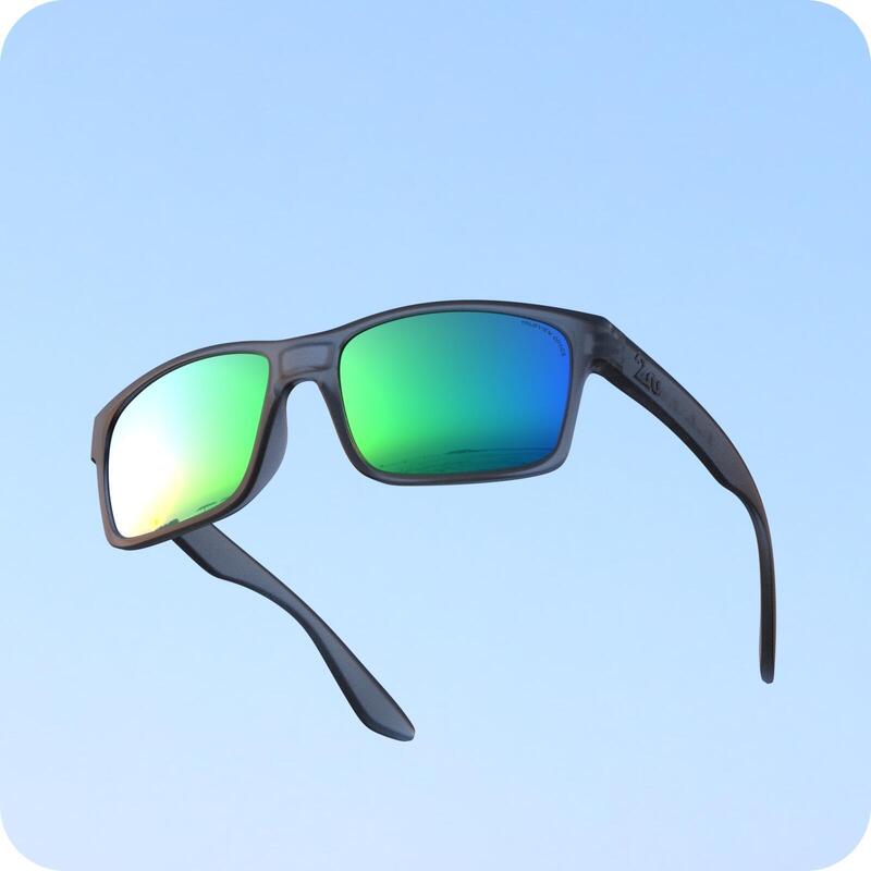 OVO™ Sunglasses (Frame in Grey) - Green/Grey