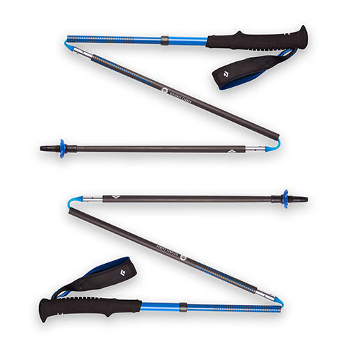 Distance Carbon 3 Session Trekking Z Poles 130CM - Ultra Blue