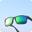 OVO™ Polarized Sunglasses (Frame in Grey) - Green/Grey