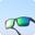 OVO™ Sunglasses (Frame in Grey) - Green/Grey