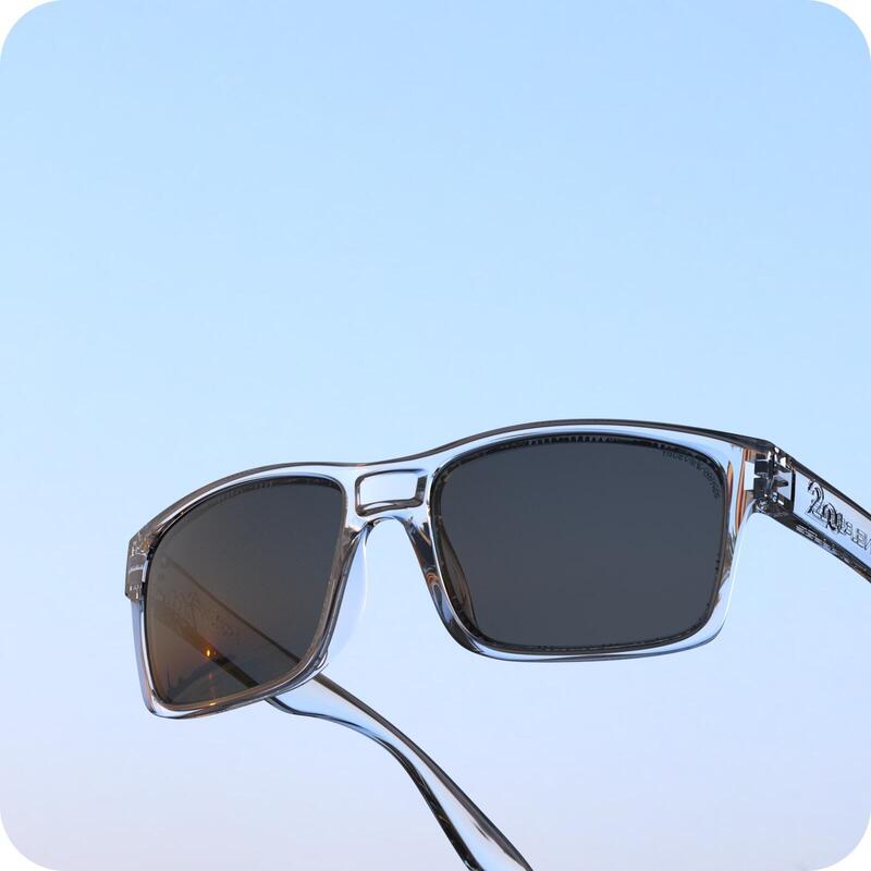 OVO™ 太陽眼鏡（透明框架）- 灰色/透明
