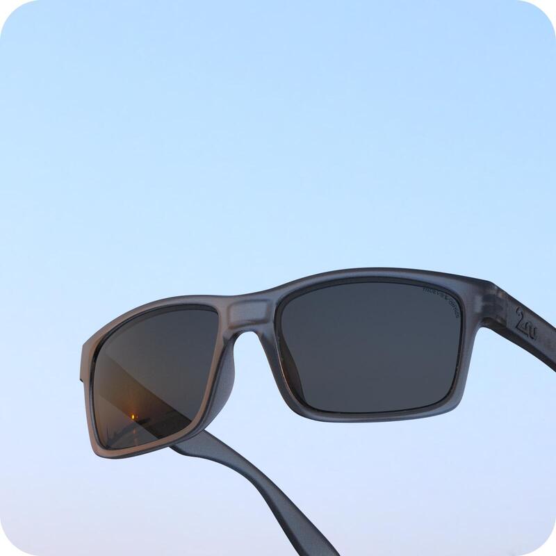 OVO™ 太陽眼鏡（灰色框架）- 灰色/透明