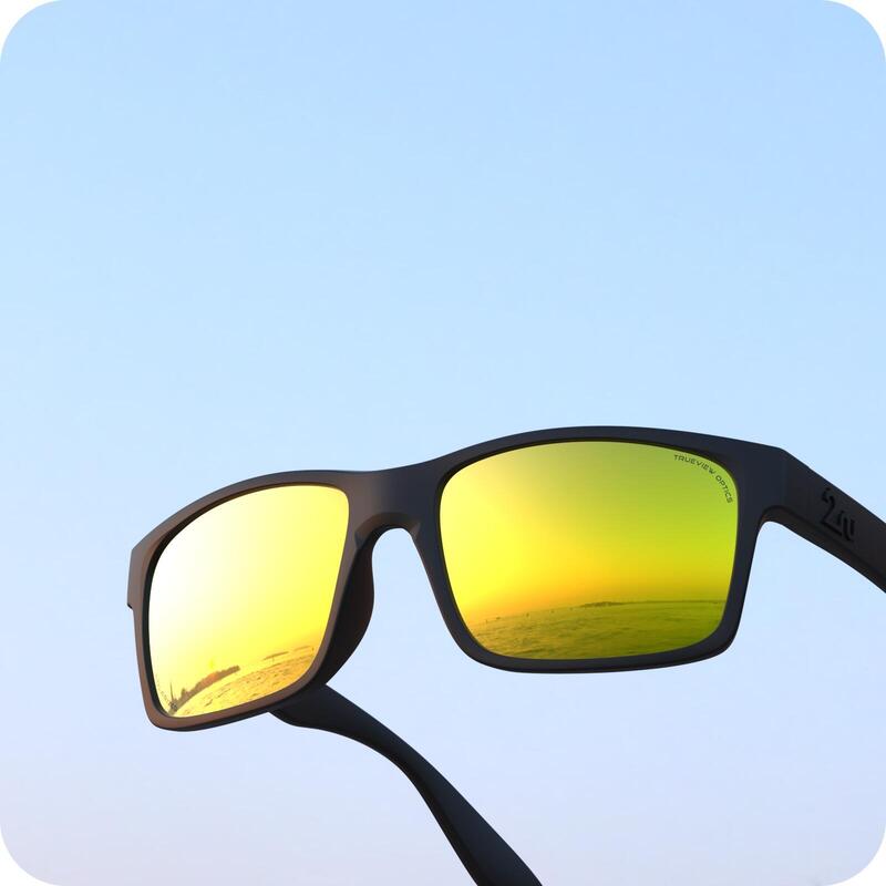 OVO™ Polarized Sunglasses (Frame in Black) - Gold/Black
