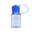 Narrow Mouth Square Shape Water Bottle 125/250/500mL - Blue