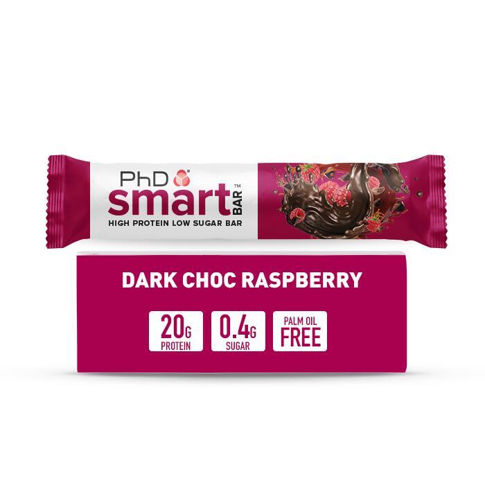 PHD Smart Bar - Dark Choc Raspberry  12 PACK (Protein Bar)