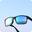 OVO™ 太陽眼鏡（黑色框架）- 天藍/黑色