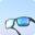 OVO™ Sunglasses (Frame in Grey) - Sky Blue/Grey