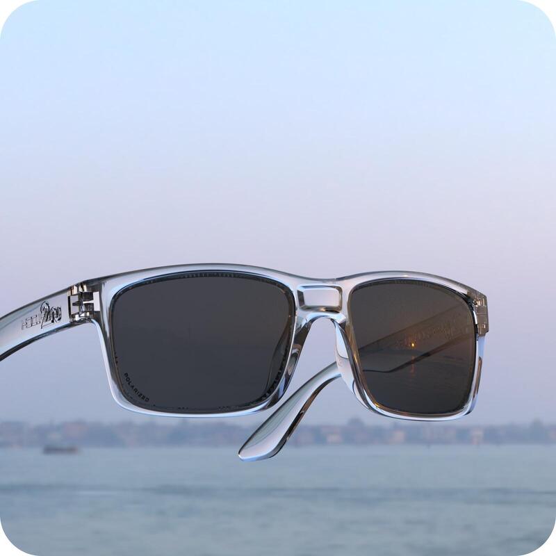 OVO™ 偏光鏡太陽眼鏡（透明框架）- 灰色/透明
