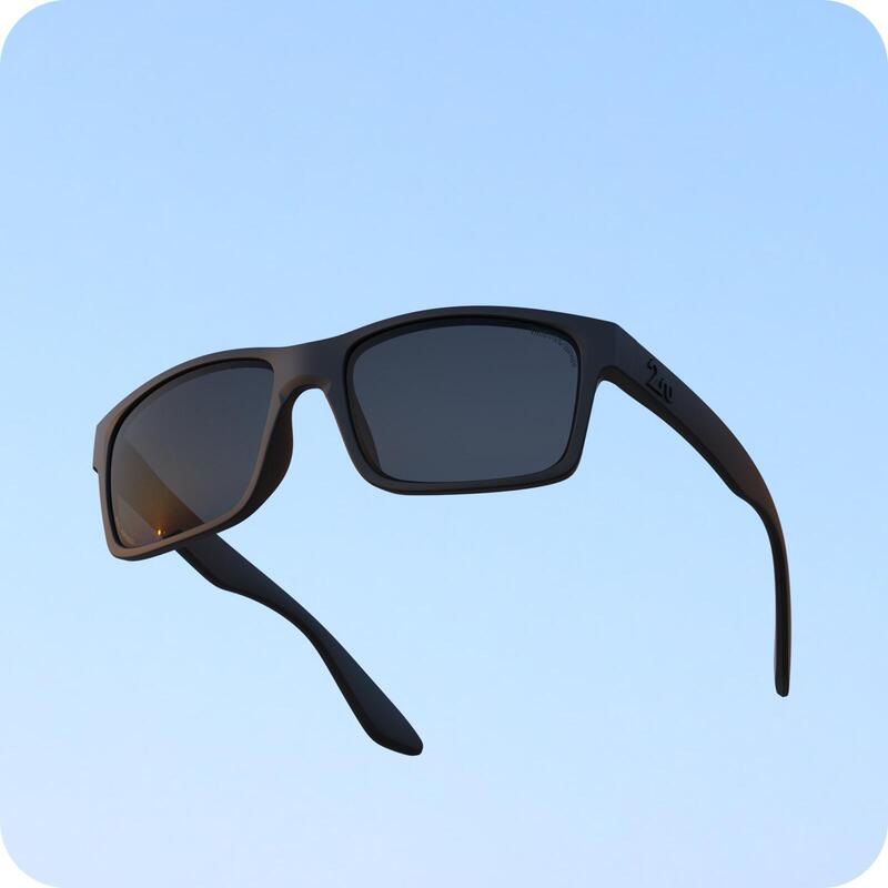 OVO™ 偏光鏡太陽眼鏡（黑色框架）- 灰/黑色