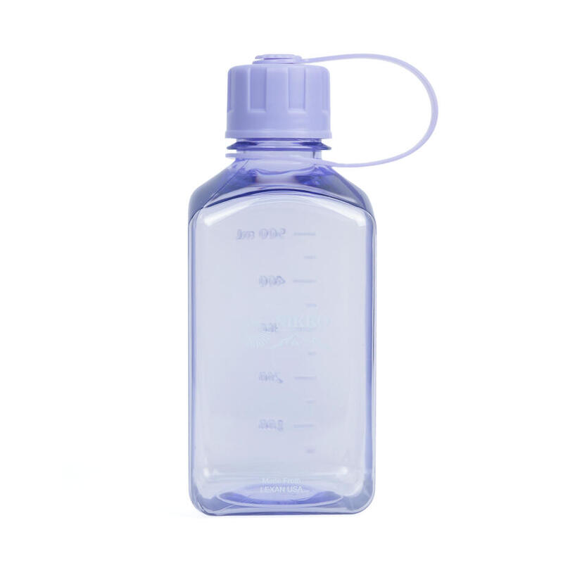 Narrow Mouth Square Shape Water Bottle 125/250/500mL - Purple
