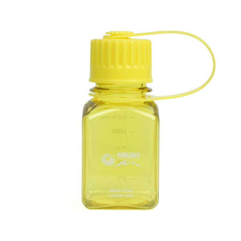 Narrow Mouth Square Shape Water Bottle 125mL