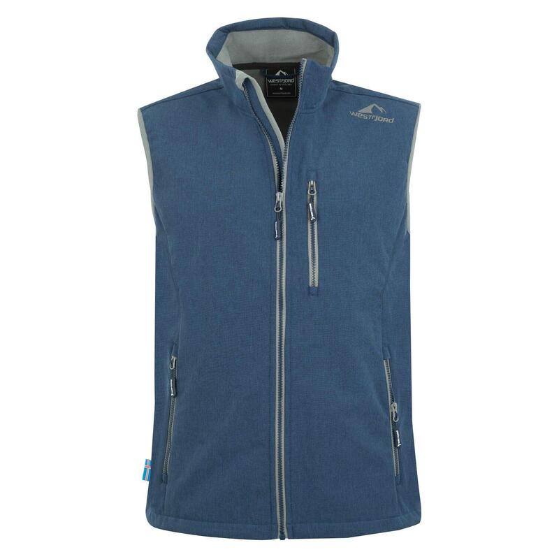 Gilet pour homme Eldfjall bleu français / anthracite