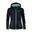 Damen Softshell Jacke Eldfjall Schwarz/Blau