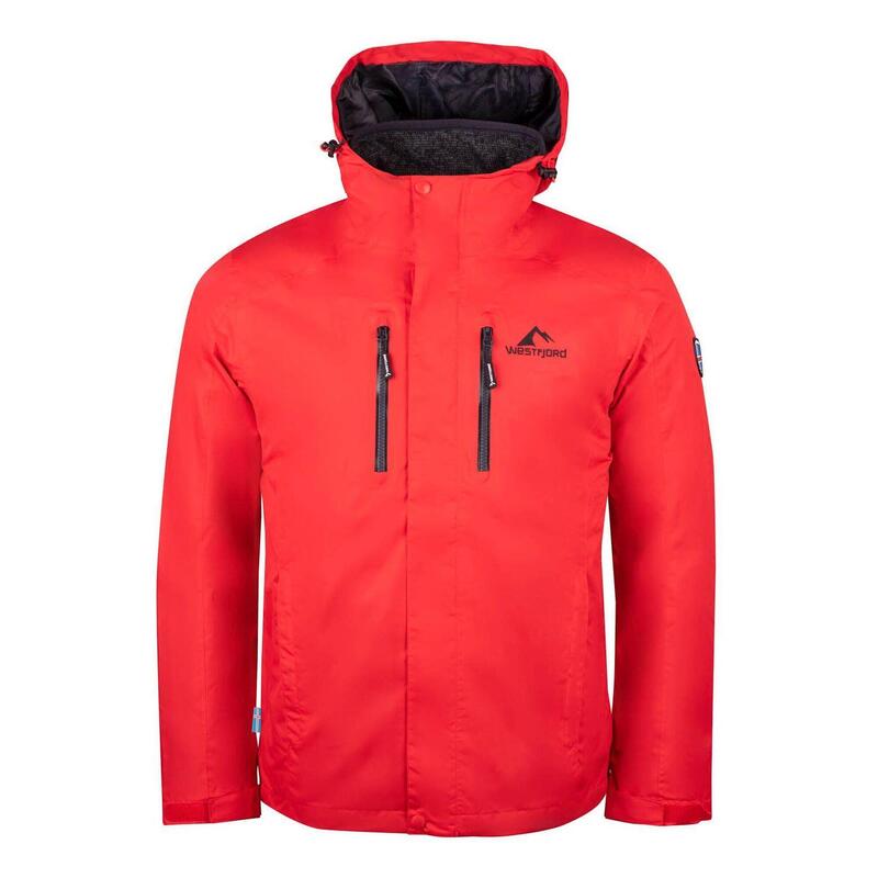 Herren 3in1 Funktionsjacke Hverfjall Hellrot