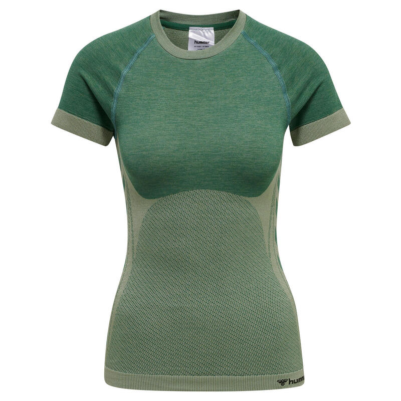 T-Shirt Hmlclea Yoga Vrouwelijk Ademend Rekbaar Vochtabsorberend Naadloos Hummel