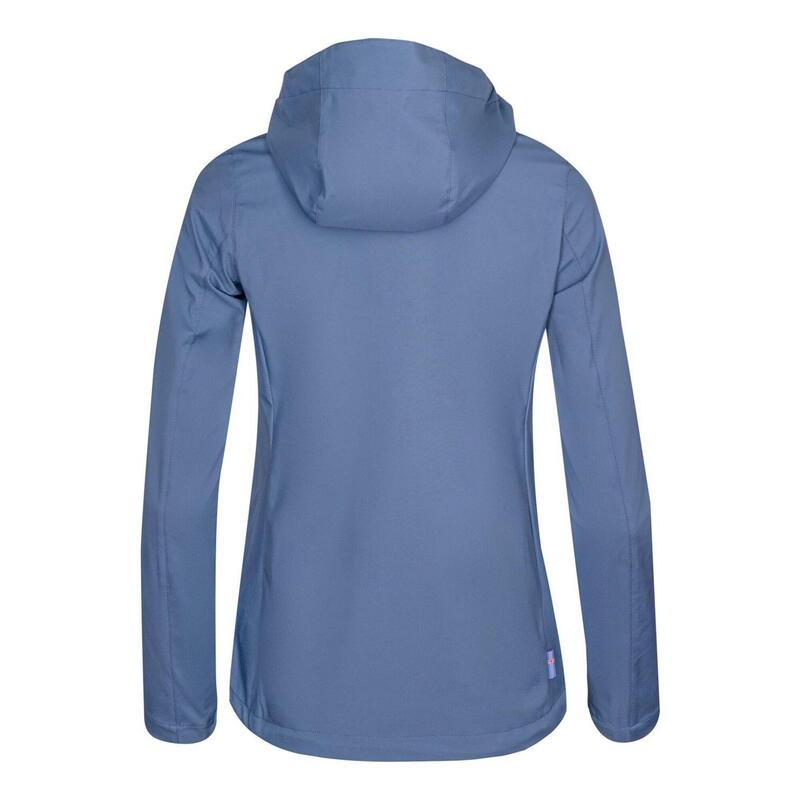 Damen Softshelljacke Skogar Klippenblau/Rosa