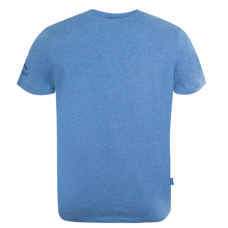 Herren T-Shirt Hekla Mittelblau