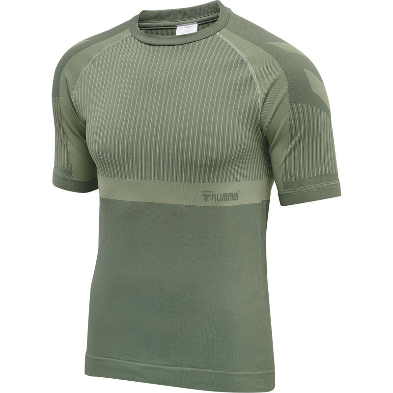 Camiseta Hmlmt Yoga Hombre Transpirable De Secado Rápido Sin Costuras Hummel