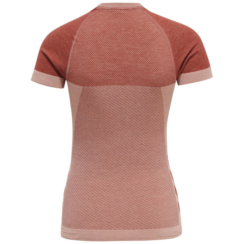 T-Shirt Hmlclea Yoga Vrouwelijk Rekbaar Ademend Sneldrogend Naadloos Hummel