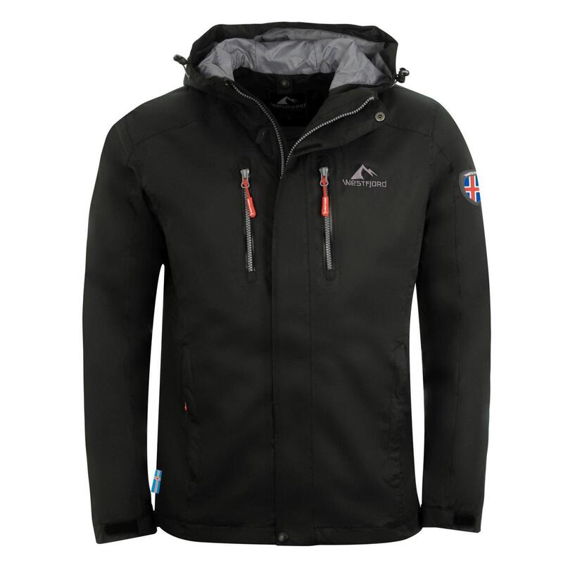 Veste de pluie pour homme Hengill Noir