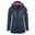 Damen Regenjacke Hengill Marineblau/Magenta