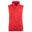 Gilet Katla femme rouge fraise