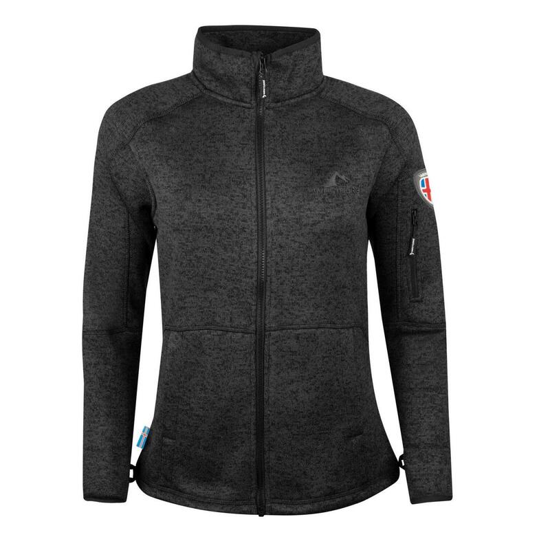 Veste polaire Katla femme noir/anthracite