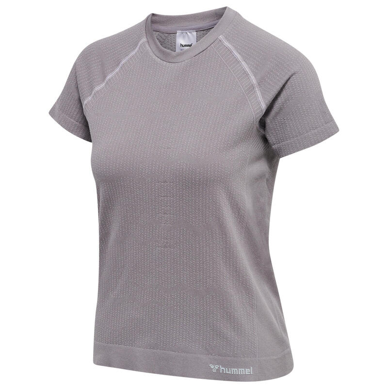T-Shirt Hmlmt Yoga Femme Séchage Rapide Sans Couture Hummel
