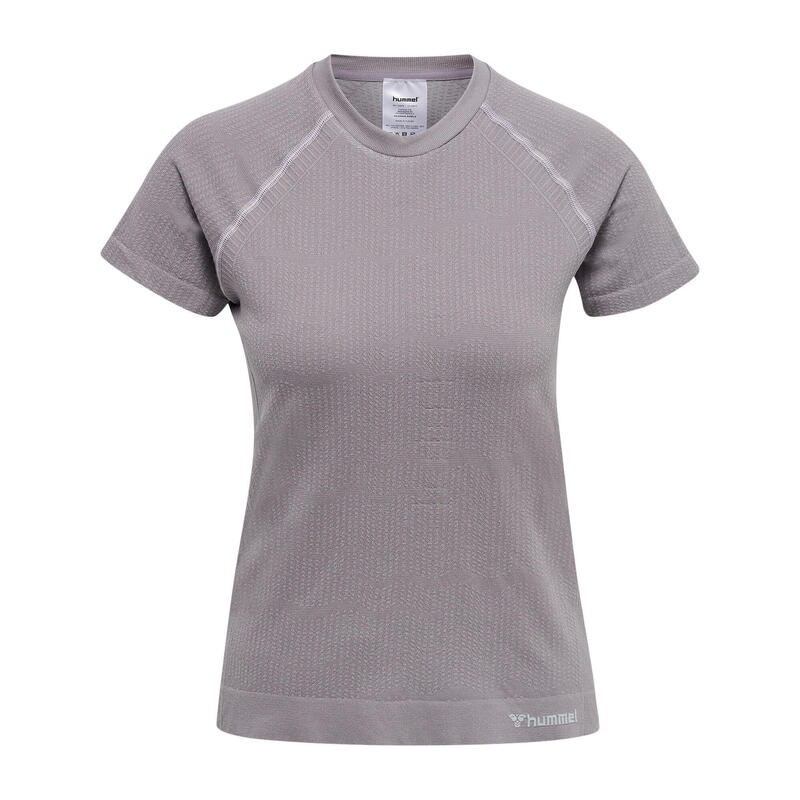 Camiseta Hmlmt Yoga Mujer De Secado Rápido Sin Costuras Hummel