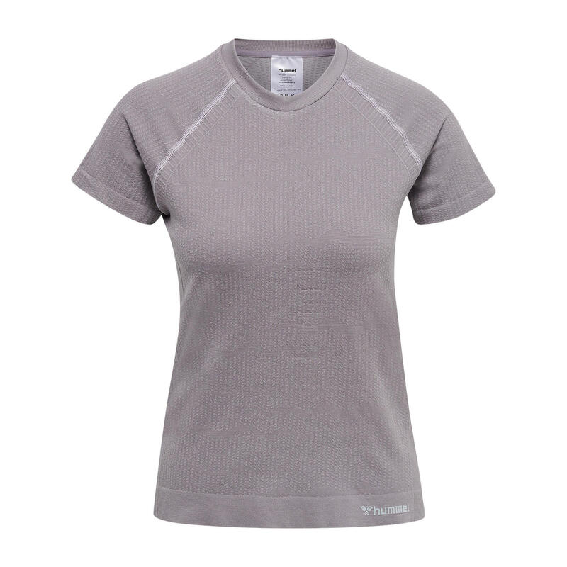T-Shirt Hmlmt Yoga Vrouwelijk Sneldrogend Naadloos Hummel